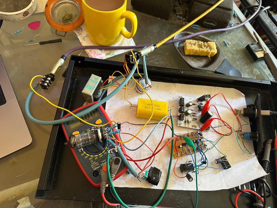 Trix-81 Tube Preamp Schematic