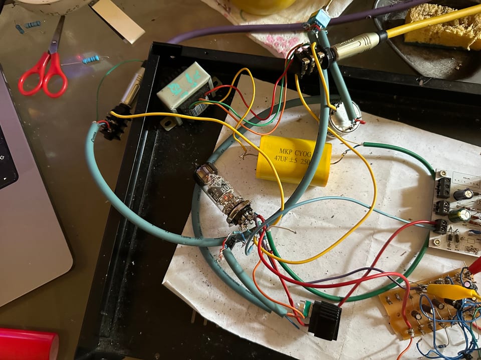 RE4L-<3 Tube Preamp Schematic